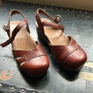 Dansko Mary Jane style closed toe sandal